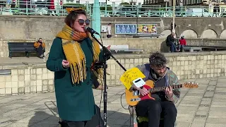 Could you be loved! Amazing Bob Marley cover by Mr Bostin & Incredible singer Bronte Shande! Busking