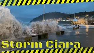 Storm Ciara Aberystwyth.4K.