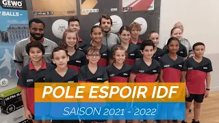 POLE ESPOIR IDF - SAISON 2021 2022