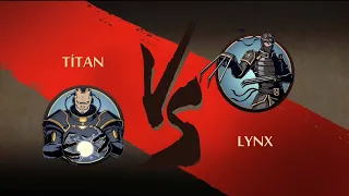 Titan Vs Lynx ve Korumaları! | Shadow Fight 2