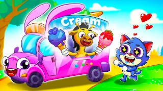 Ice Cream Truck Song | Funny Songs For Baby | Sing-along with Lamba Lamby Kids Songs