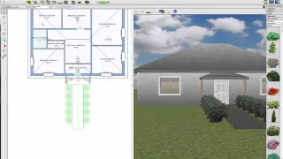Návrh zahrady - TurboFLOORPLAN Dům + Interriér + Zahrada - ŠPINAR - software