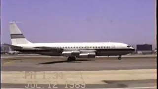 Private Boeing 707-123(B) Departing LAX