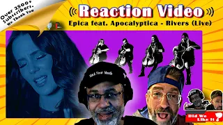 🎶[First Time Hearing] Epica feat. Apocalyptica | Rivers (AFAS Live)🎶 Reaction