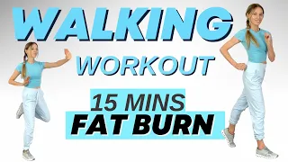 Walking Workout for Weight Loss  | 15 Minute Walk at Home - Complete Full Body Workout