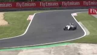 Formula1 vs GP2 engine sounds - 2014 @Hungaroring, F1