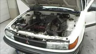 Mitsubishi Lancer GLX 1991 - Start up ( HD )