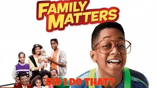 "FAMILY MATTERS" [Did I Do That Remix!] -Remix Maniacs