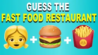 guess the fast food restaurant | Emoji Quiz | Edumy Quiz
