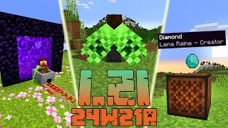 Minecraft 1.21: [Snapshot 24w21a] Co Nowego? AKTUALIZACJA PORTALI! GRAJĄCE PRZEDMIOTY!