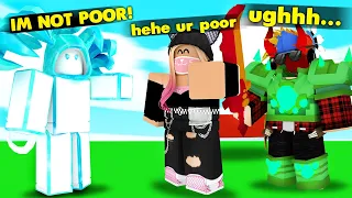 They BULLIED My Friend For Being POOR, So I JOINED Him... (ROBLOX BEDWARS)