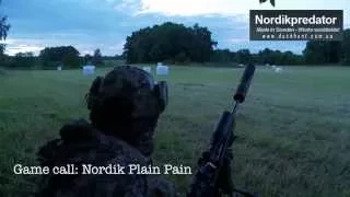 Манок на хищника NORDIK PLAIN PAIN в действии