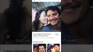 Now WHAT would make y’all think that?! #pedropascal #lenaheadey #funny #comediccommentary