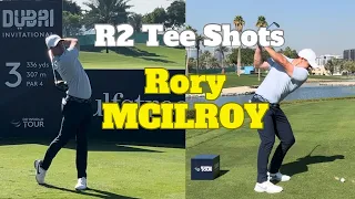 Rory Mcilroy Tee Shot Compilation -Dubai Invitational R2 Hole 1-7 #dpworldtour #golf #golfswing #pga