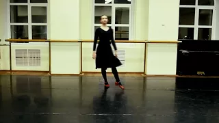 2.  Учебная комбинация поклона в русском танце