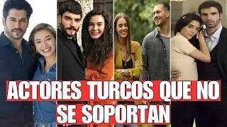 Actores turcos que NO VOLVERAN a TRABAJAR JUNTOS 😢😢