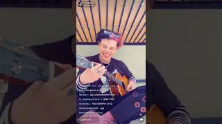 Yungblud live on tiktok singing and talking about new song coming• 3/27/2020