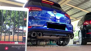 Golf R MK7.5 Special Edition Akrapovic Resonator Delete