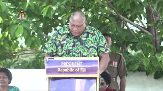The President Ratu Wiliame Katonivere officiated at the 12th Fiji Mission Pathfinder Camporee.