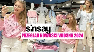 PRZEGLĄD WIOSENNYCH NOWOŚCI SINSAY cz.1 TRENDY WIOSNA LATO 2024 I MIERZYMY