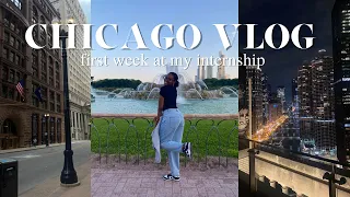 chicago vlog: first week at my internship #vlog #internship #chicago