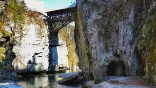 🇦🇹Blue Lagoon Canyon between Mayrhofen and Finkenberg, Hochsteg (Austria,Tirol, Zillertal)28.03.2021