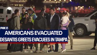 Governor Ron DeSantis welcomes Americans evacuated from Israel