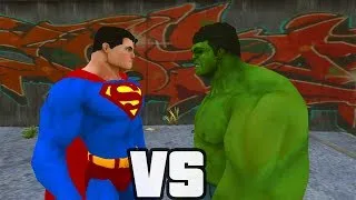 Superman Vs Hulk - O Combate