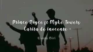Prince Royce ft Myke Towers - Carita de inocente LETRA 🍂