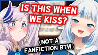 Gura Reads Reine's Fanfiction and Responds With A Spicy Story Of Her Own | HololiveEN Clips