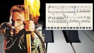 Robin Hood Prince of Thieves (Main Title) - Piano Tutorial Sheet Music