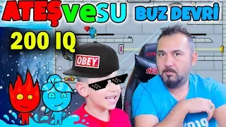 ATEŞ VE SU BUZ DEVRİ  SÜPER ZEKA OYUN! | FIREBOY AND WATERGIRL ICE AGE #3