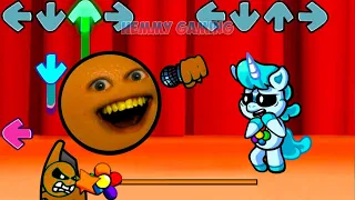 FNF Geometry Dash 2.2 & Annoying Orange vs Smiling Critters ALL PHASES Sings Digitalizing