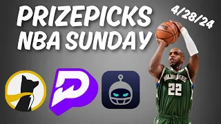 PRIZEPICKS NBA SUNDAY - 4/28/24 FREE PICKS!! - BEST PLAYER PROPS - BEST NBA BETS
