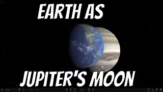 What if Earth was a Moon of Jupiter?