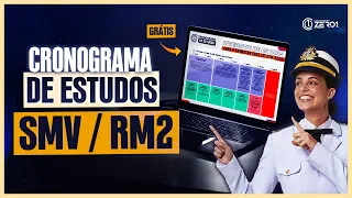 CRONOGRAMA DE ESTUDO QUE EU USEI PARA SER 1º LUGAR NO CONCURSO SMV | RM2 | MARINHA