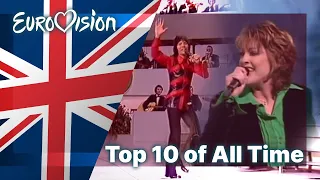 Top 10 ESC Songs Ever: United Kingdom | Best British Eurovision Songs