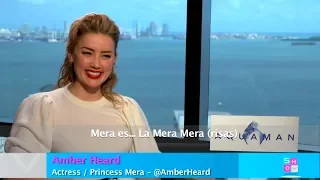 Aquaman -  Amber heard talks about how Mera and Aquaman complement each other🎤 Ari Global