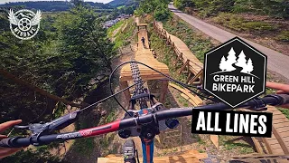 GREENHILL BIKEPARK 2023 - Alle Strecken (All Lines) | MTBRAVE