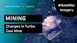 Changes in Turów Coal Mine  #satellite #satelliteimagery #mining #poland