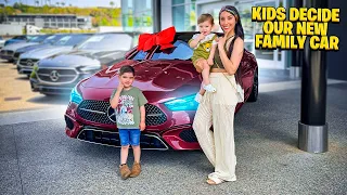 KIDS DECIDE OUR NEW FAMILY CAR!!!