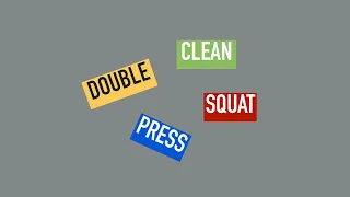 Double Kettlebell Clean, Squat and Press