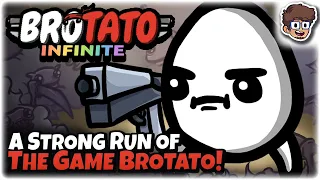 A Strong Run of the Game Brotato. | Infinite Character | Brotato: Modded