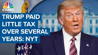 President Donald Trump paid little to no federal income tax over several years: New York Times