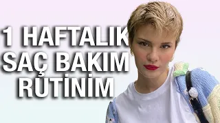 1 Haftalık Saç Bakım Rutinim | Saçları  Dökülen, Çok İşlem Gören, Temiz İçerikli Ürün Arayanlar👌