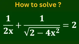 Simplification and Algebra Maths Tricks | Interesting  Math Olympiad Problem | Find Value of x ?