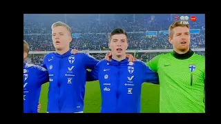 Finland National Anthem (vs France) - FIFA World Cup 2022 qualifying