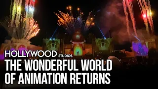 The Wonderful World of Animation Nighttime Spectacular Return - Disney’s Hollywood Studios