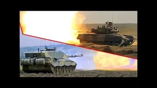 Российский танк Т72Б1 VS Британский танк Челенджер 2