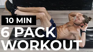 10 Min 6 Pack Blueprint | Intense No Equipment Ab Shred!